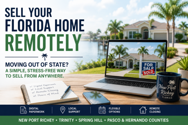 Sell your Florida home remotely in New Port Richey with digital closings and local Realtor support