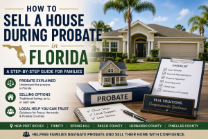 How to sell a house during probate in Florida with local probate real estate help in New Port Richey and Pasco County