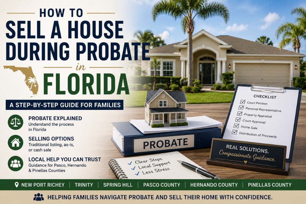 How to sell a house during probate in Florida with local probate real estate help in New Port Richey and Pasco County
