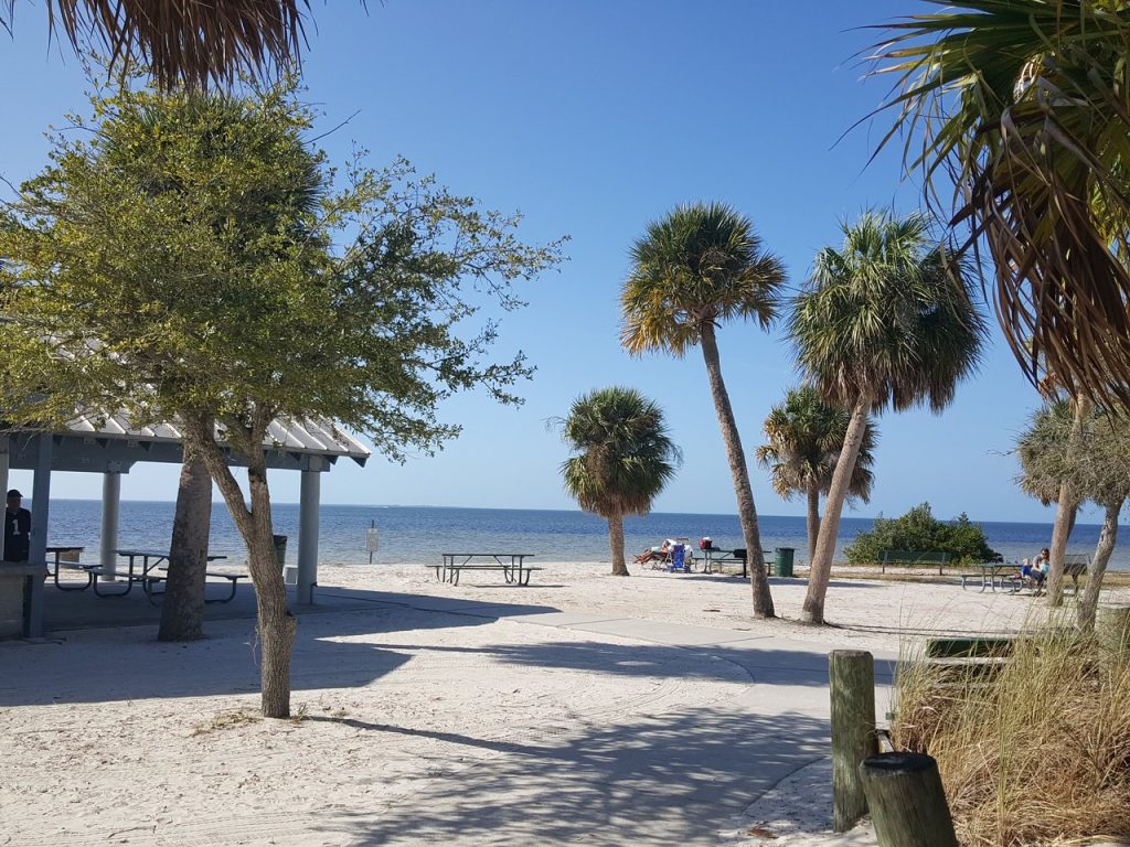 Sunset waterfront view near Port Richey Florida showcasing Gulf Coast lifestyle and outdoor living