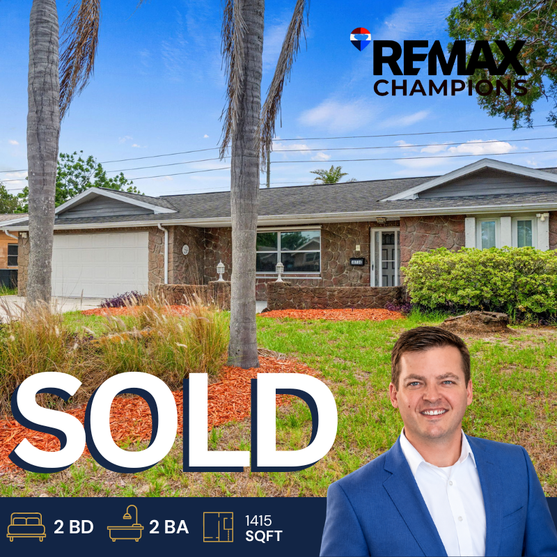 Sold 2-bedroom, 2-bath home in New Port Richey, Florida represented by Keith Mathias with RE/MAX Champions.